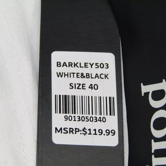 NEW POLITICS JEANS Men's Pant White Barkley Stacked Embroidery 5 Pocket Size 40 - Picture 13 of 13